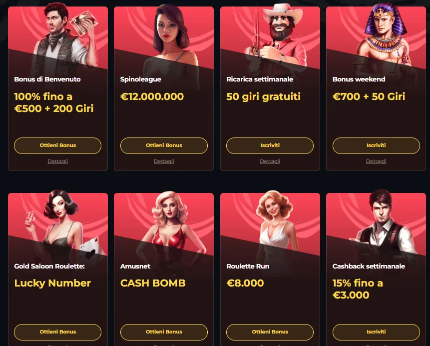 Bonus Boomerang Casino