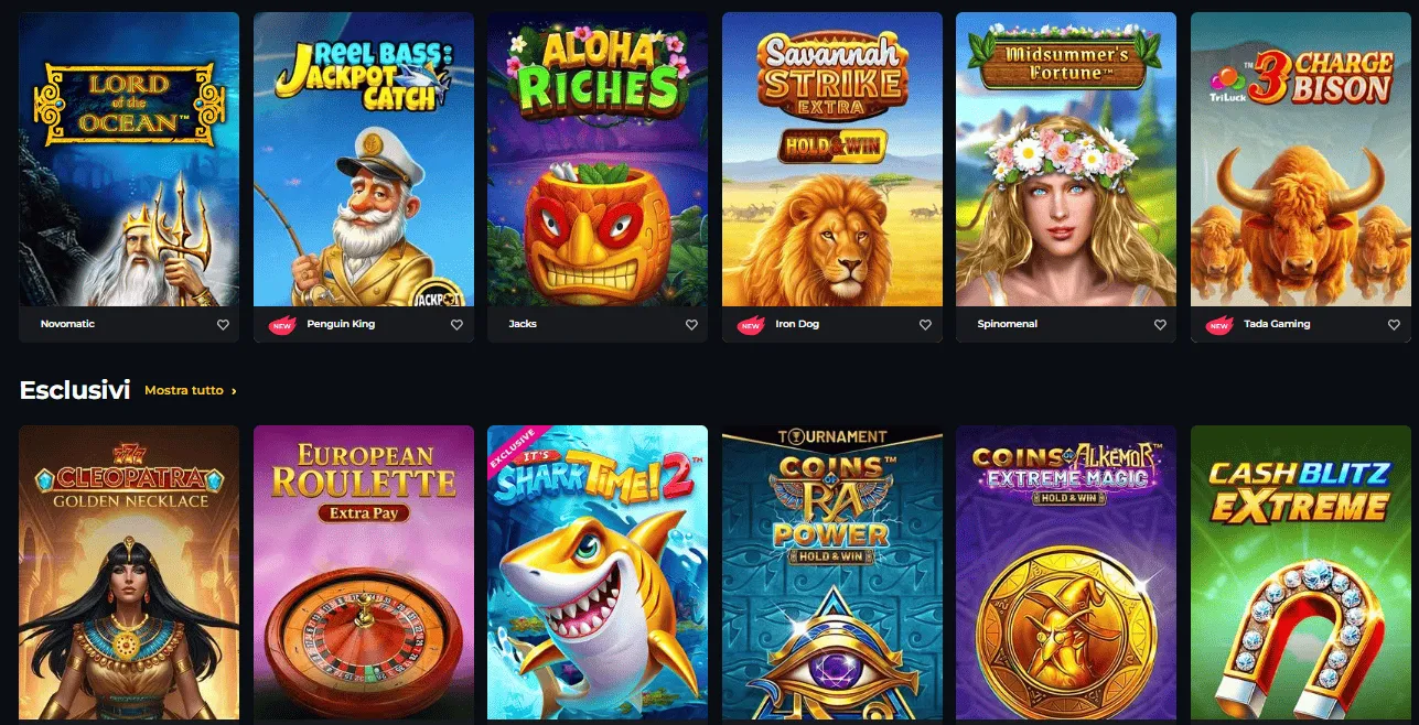 Giochi Boomerang Casino